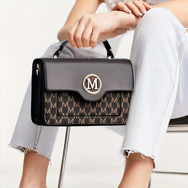 1pc Multifunctional Fashionable Luxury Women'S Crossbody Bag with Removable Shoulder Strap, Luxurious Faux Leather Crossbody Bag - Designer Classic Square Handbag, Magnetic Closure, Suitable for Work and Daily Use - Available