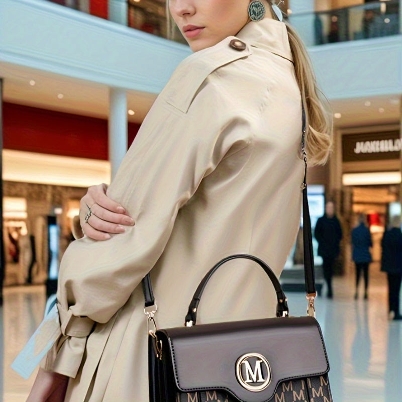 1pc Multifunctional Fashionable Luxury Women'S Crossbody Bag with Removable Shoulder Strap, Luxurious Faux Leather Crossbody Bag - Designer Classic Square Handbag, Magnetic Closure, Suitable for Work and Daily Use - Available