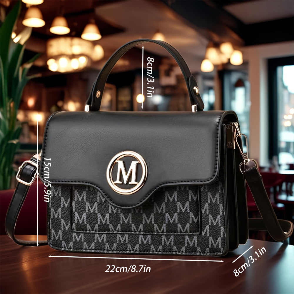 1pc Multifunctional Fashionable Luxury Women'S Crossbody Bag with Removable Shoulder Strap, Luxurious Faux Leather Crossbody Bag - Designer Classic Square Handbag, Magnetic Closure, Suitable for Work and Daily Use - Available