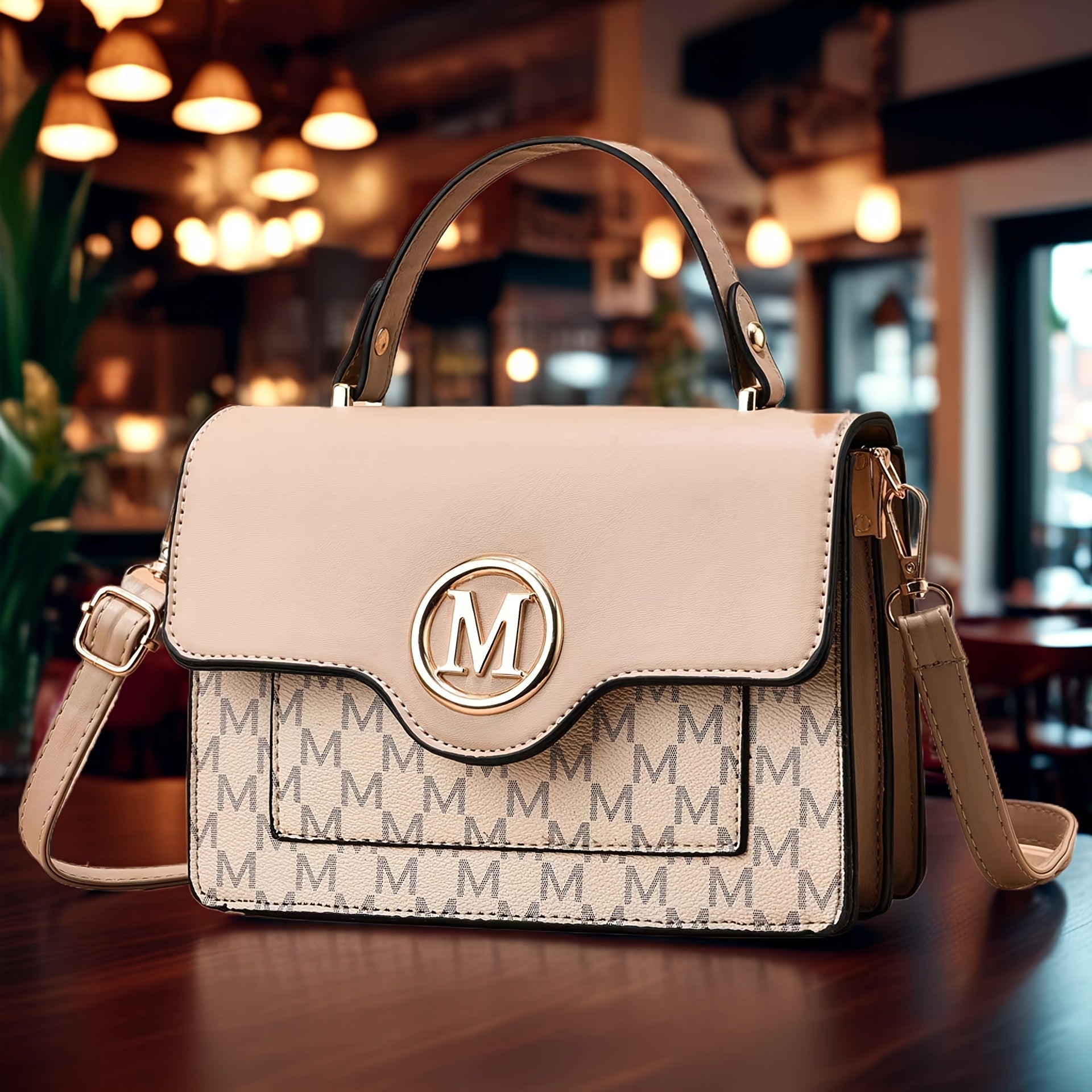 1pc Multifunctional Fashionable Luxury Women'S Crossbody Bag with Removable Shoulder Strap, Luxurious Faux Leather Crossbody Bag - Designer Classic Square Handbag, Magnetic Closure, Suitable for Work and Daily Use - Available